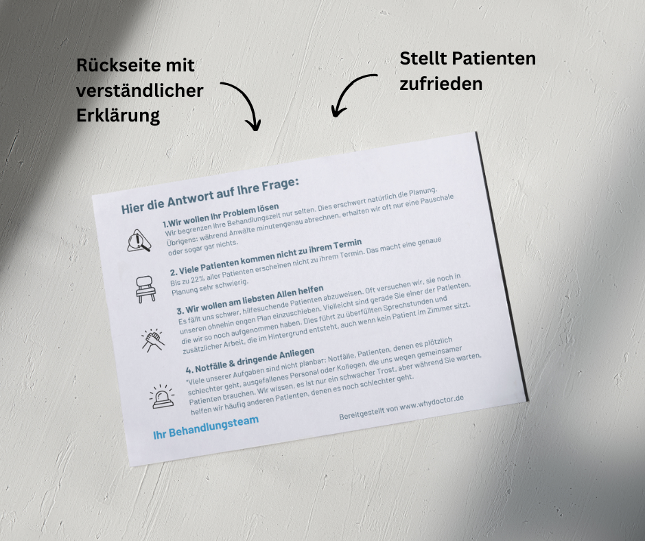 Warum muss ich so lange warten?