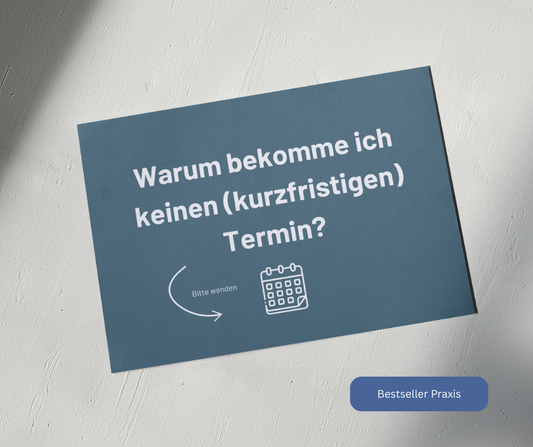 Warum bekomme ich keinen (kurzfristigen) Termin?